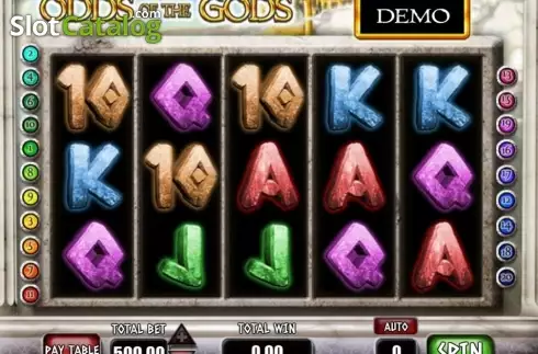 Οθόνη5. Odds of the Gods Κουλοχέρης