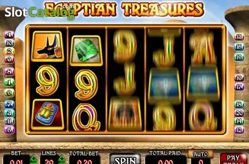Οθόνη6. Egyptian Treasures (Mazooma) Κουλοχέρης