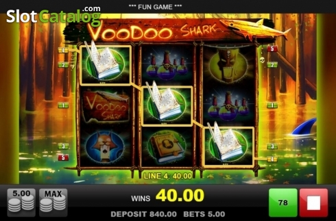 Οθόνη4. Voodoo Shark Κουλοχέρης