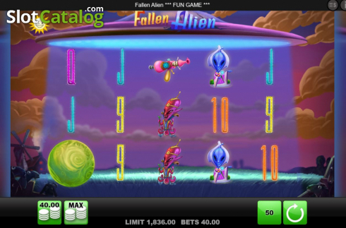 Οθόνη3. Fallen Alien Κουλοχέρης