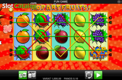 Οθόνη2. Pop Art Fruits Κουλοχέρης