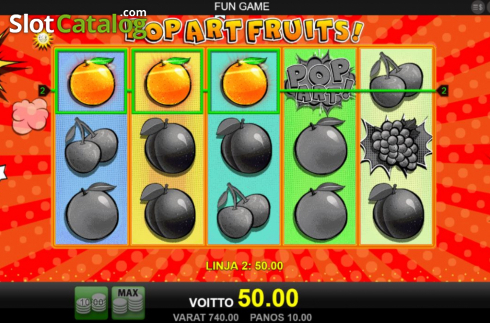 Οθόνη5. Pop Art Fruits Κουλοχέρης