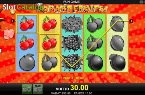 Οθόνη6. Pop Art Fruits Κουλοχέρης