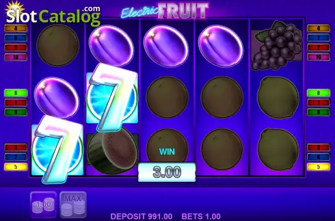 Οθόνη3. Electric Fruit Κουλοχέρης