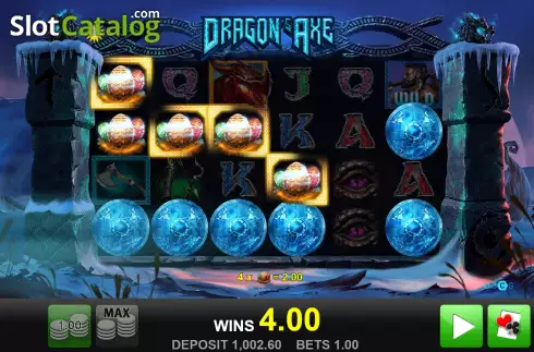 Οθόνη3. Dragon's Axe Κουλοχέρης