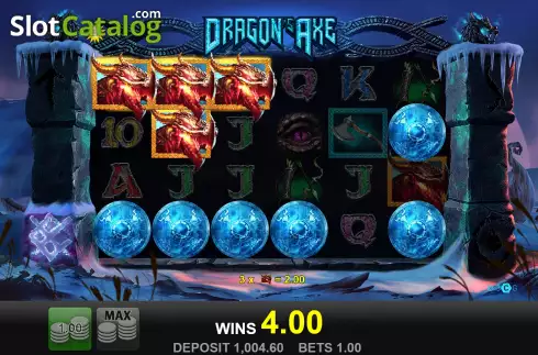 Οθόνη4. Dragon's Axe Κουλοχέρης