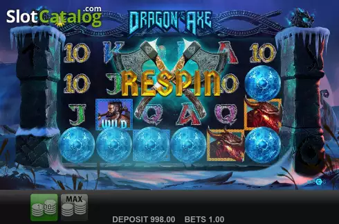 Οθόνη6. Dragon's Axe Κουλοχέρης