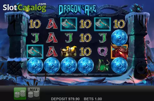 Οθόνη8. Dragon's Axe Κουλοχέρης