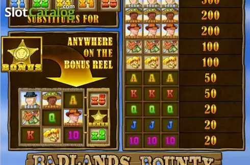 Οθόνη2. Badlands Bounty Κουλοχέρης 