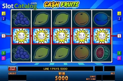 Οθόνη5. Cash Fruits Κουλοχέρης
