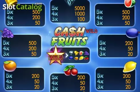 Οθόνη2. Cash Fruits Wild Κουλοχέρης