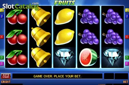 Οθόνη3. Cash Fruits Wild Κουλοχέρης