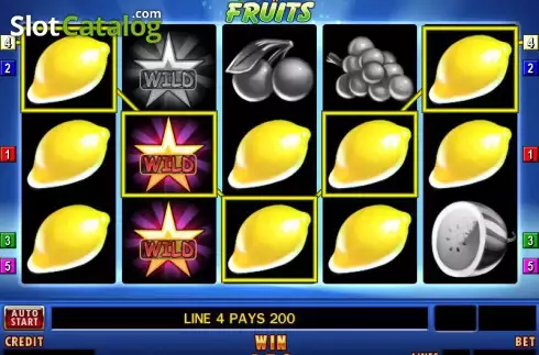 Οθόνη4. Cash Fruits Wild Κουλοχέρης