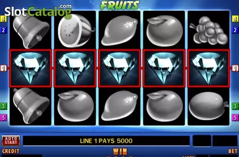 Οθόνη5. Cash Fruits Wild Κουλοχέρης
