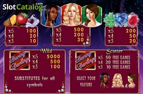 Οθόνη3. Daring Darlings HD Κουλοχέρης