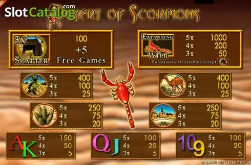 Οθόνη2. Desert of Scorpions Κουλοχέρης