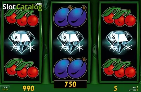 Οθόνη3. Diamond & Fruits HD Κουλοχέρης