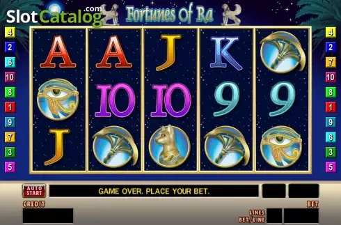 Οθόνη3. Fortunes of Ra (Merkur) Κουλοχέρης