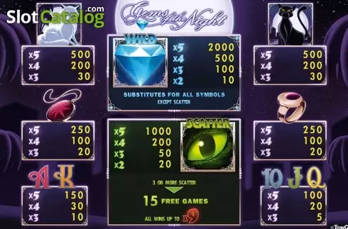 Οθόνη3. Gems of the Night HD Κουλοχέρης