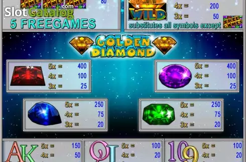 Οθόνη2. Golden Diamond Κουλοχέρης