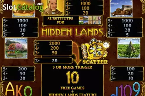 Οθόνη2. Hidden Lands Κουλοχέρης