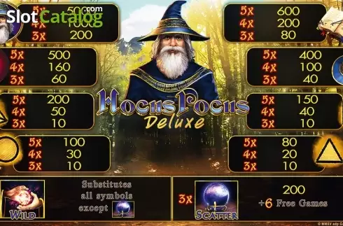 Οθόνη4. Hocus Pocus Deluxe HD Κουλοχέρης