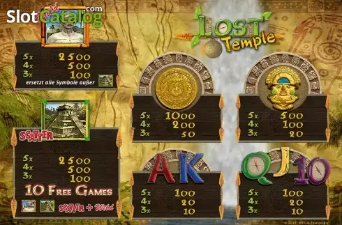 Οθόνη4. Lost Temple HD Κουλοχέρης