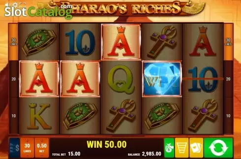 Οθόνη3. Pharao's Riches Κουλοχέρης