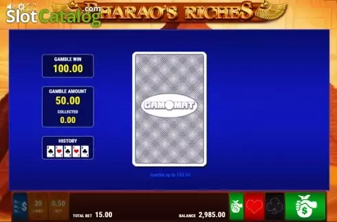 Οθόνη4. Pharao's Riches Κουλοχέρης