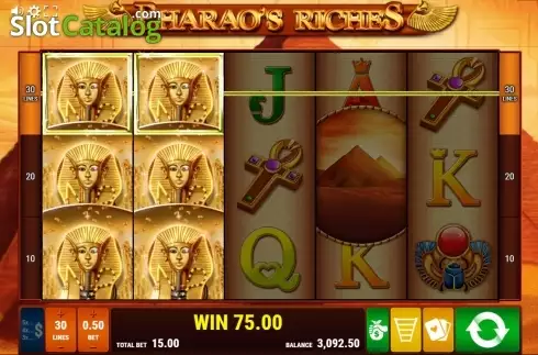 Οθόνη7. Pharao's Riches Κουλοχέρης