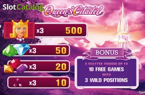 Οθόνη4. Queen's Citadel HD Κουλοχέρης