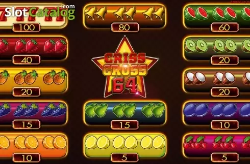Οθόνη4. Criss Cross 64 HD Κουλοχέρης