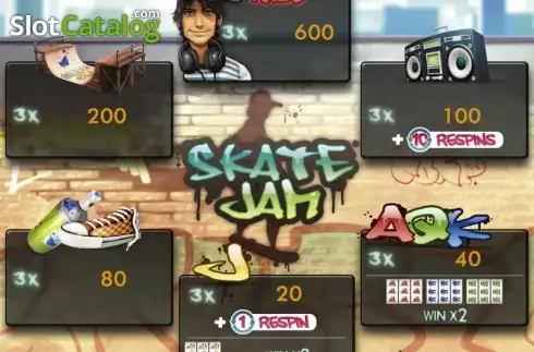 Οθόνη2. Skate Jam Κουλοχέρης