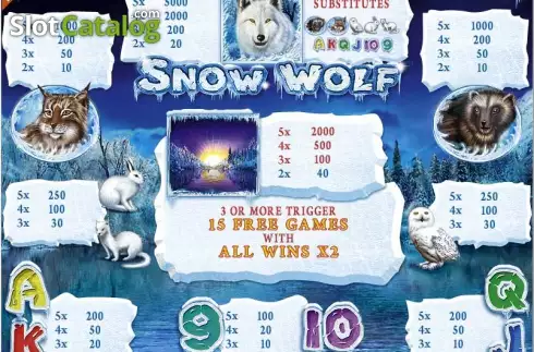 Οθόνη2. Snow Wolf Κουλοχέρης