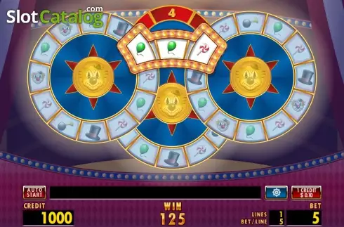Οθόνη6. Spinning Circus Κουλοχέρης