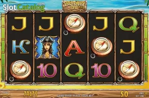Οθόνη2. Treasure Bay Deluxe HD Κουλοχέρης