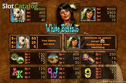 Οθόνη2. White Buffalo (Merkur) Κουλοχέρης 