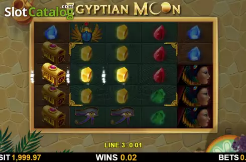 Οθόνη3. Egyptian Moon Κουλοχέρης