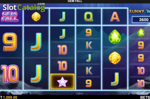 Οθόνη2. Gem Fall Κουλοχέρης