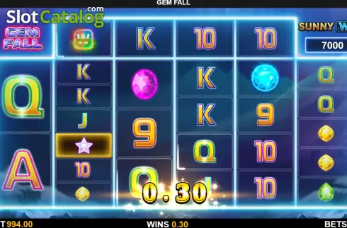 Οθόνη3. Gem Fall Κουλοχέρης