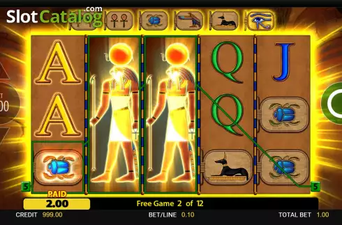 Οθόνη6. Eye of Horus (Reel Time Gaming) Κουλοχέρης