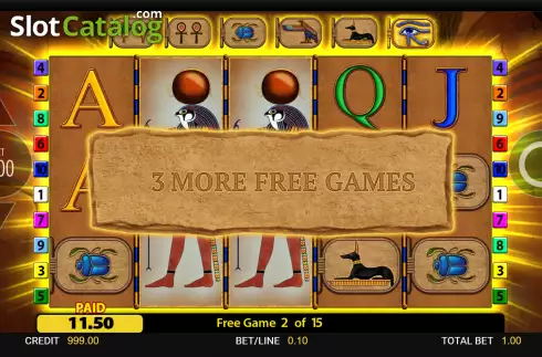 Οθόνη7. Eye of Horus (Reel Time Gaming) Κουλοχέρης