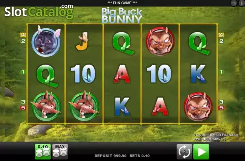 Οθόνη 1. Big Buck Bunny Κουλοχέρης