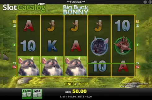 Οθόνη 2. Big Buck Bunny Κουλοχέρης