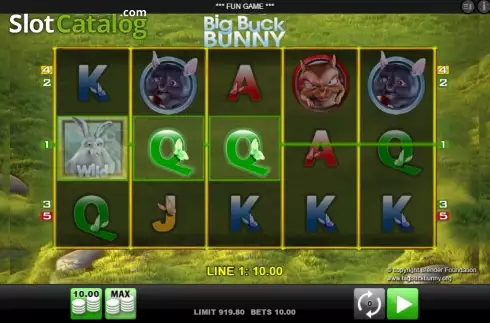 Οθόνη 4. Big Buck Bunny Κουλοχέρης
