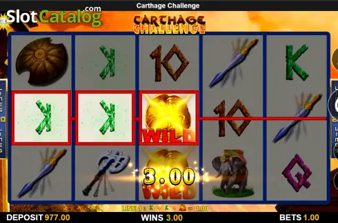 Οθόνη3. Carthage Challenge Κουλοχέρης