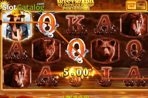 Οθόνη3. Westward Powerspins Κουλοχέρης