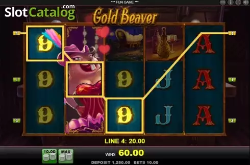 Οθόνη4. Gold Beaver Κουλοχέρης