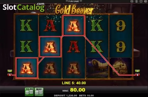 Οθόνη6. Gold Beaver Κουλοχέρης