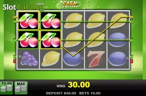 Οθόνη3. Cash Fruits Plus (Merkur) Κουλοχέρης